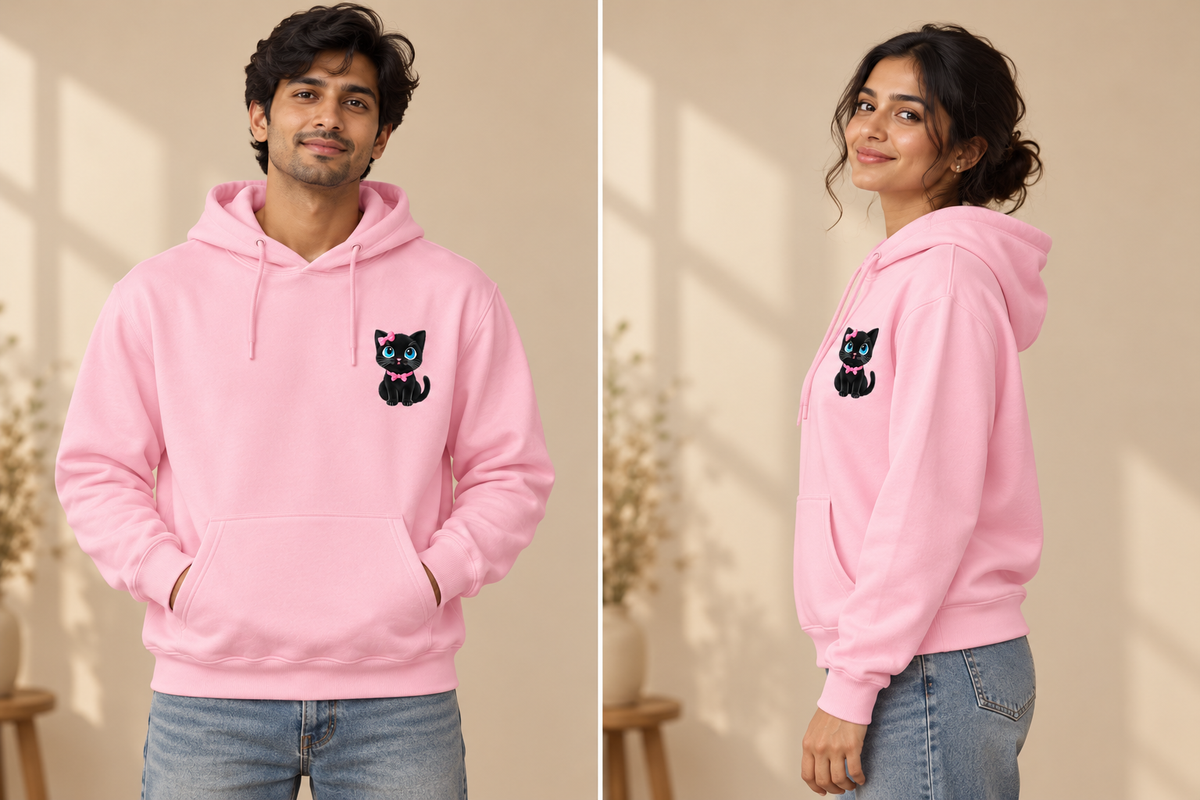 Unisex regular hoodie fit illustration