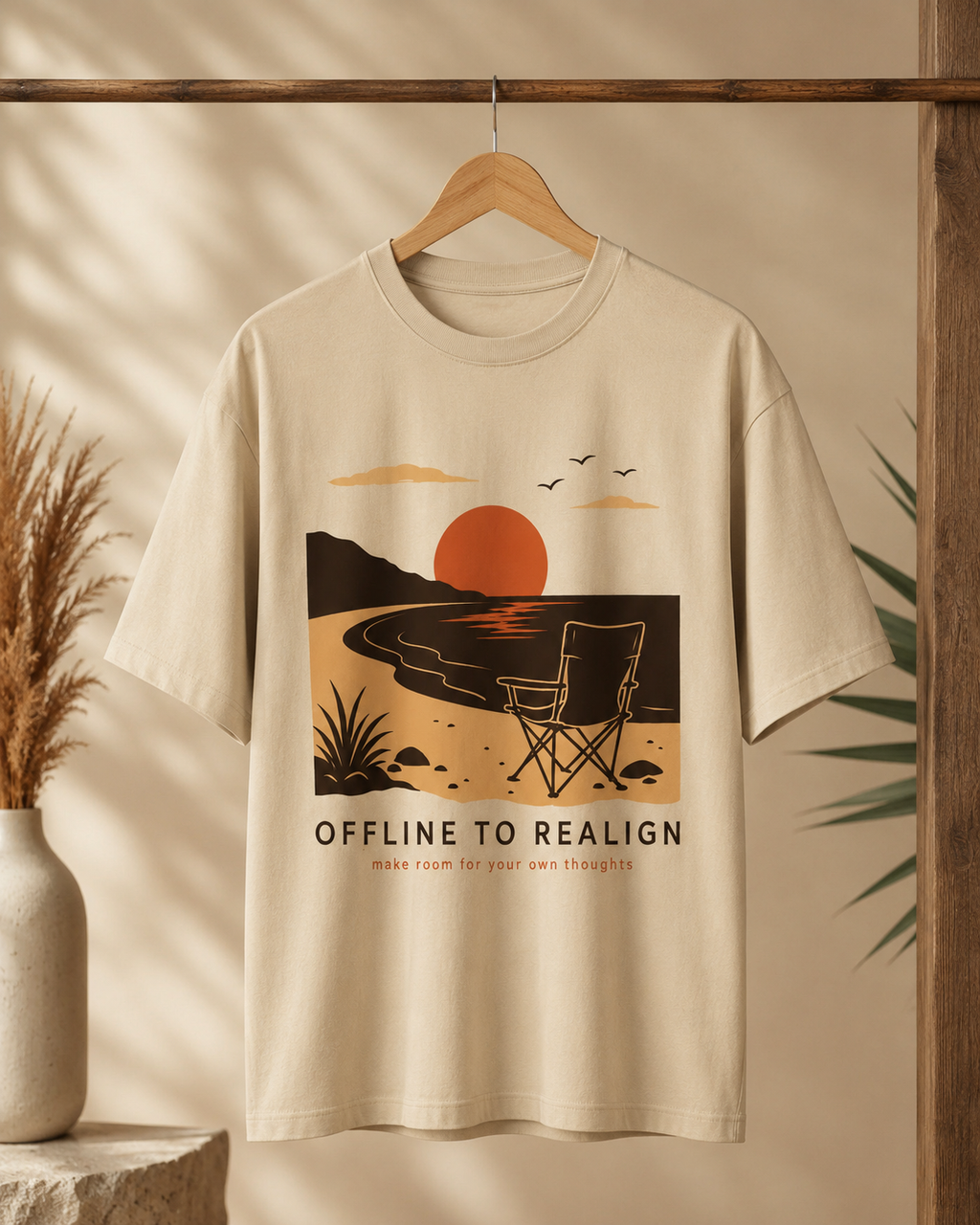 Offline to Realign Oversized Graphic T-Shirt