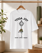 Yoga Joy Oversized Graphic T-Shirt