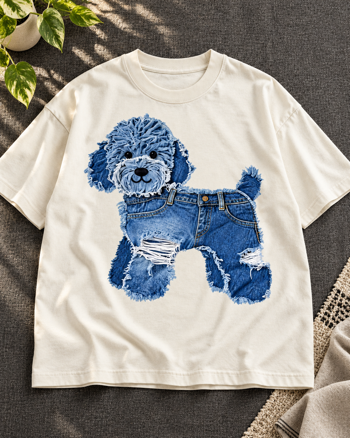Denim Puppy Off White oversized T-shirt