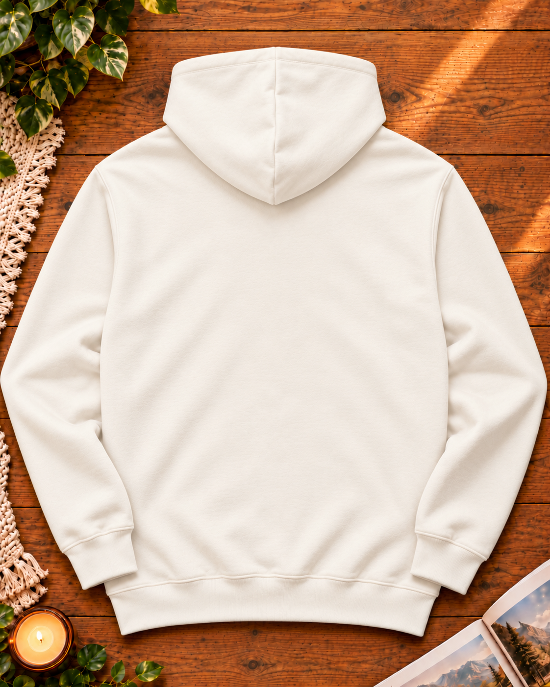Eternal Light stars off-white hoodie back