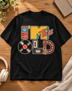 I'm This Old Retro Black oversized T-shirt