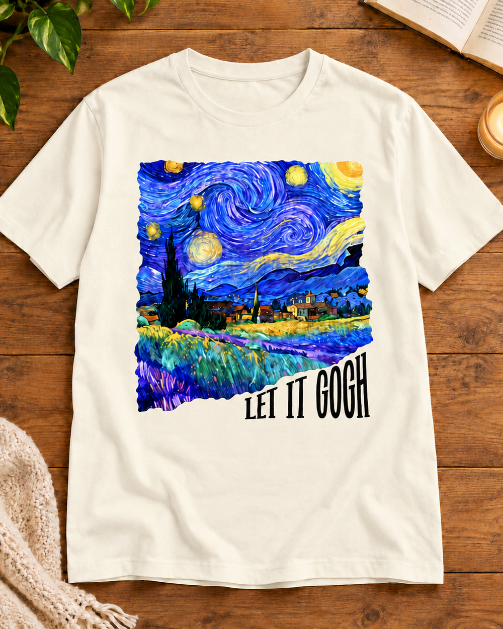 Let It Gogh Regular Fit Graphic T-Shirt