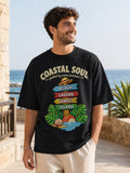 Coastal Soul Oversized Graphic T-Shirt