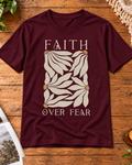 Faith Over Fear Regular Fit Graphic T-Shirt