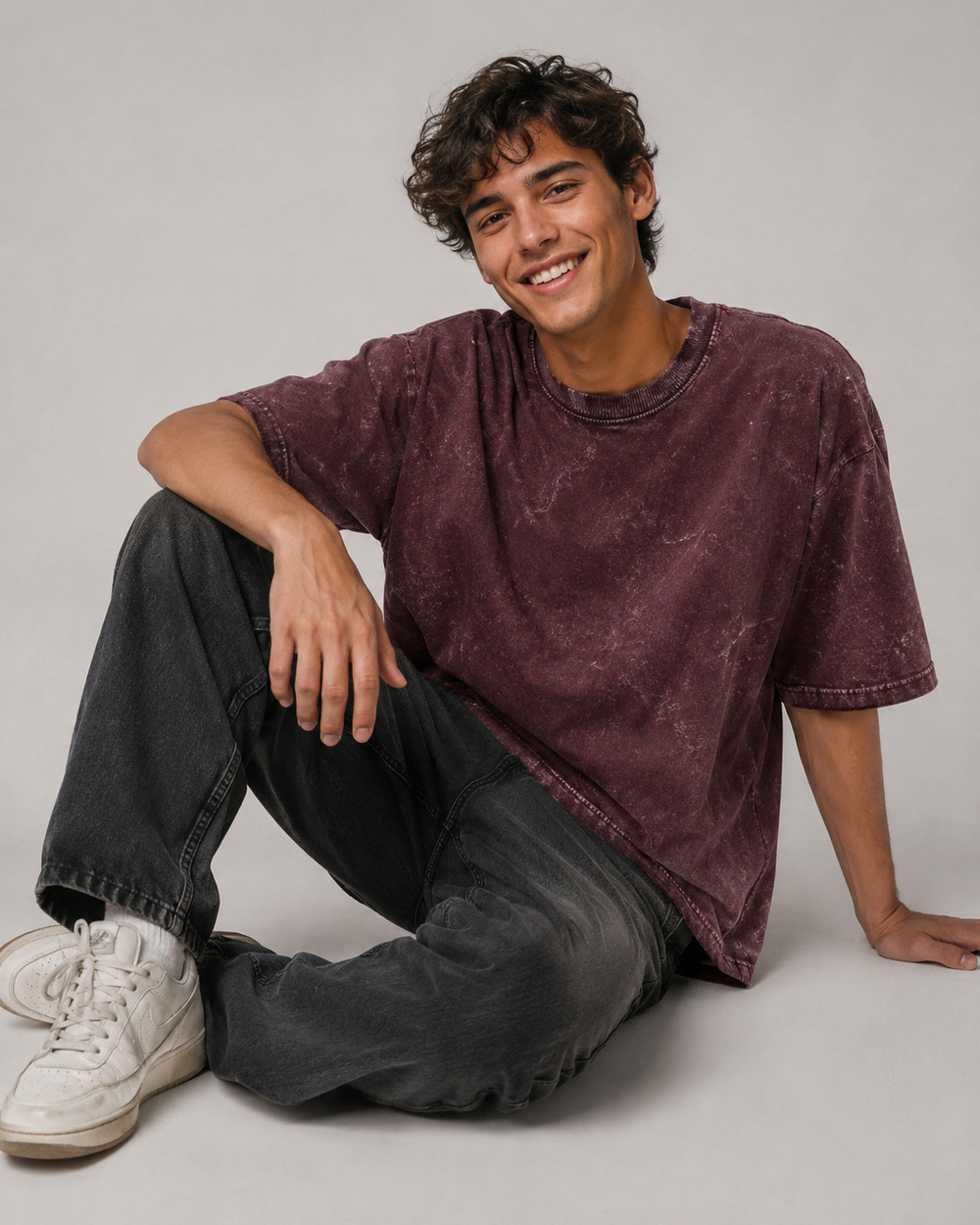 Acid Wash Oversized T-Shirt