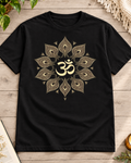 Om Feather Mandala Regular Fit Graphic T-Shirt