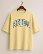 REBELO Originals beige oversized T-shirt hero image