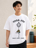 Yoga Joy Oversized Graphic T-Shirt