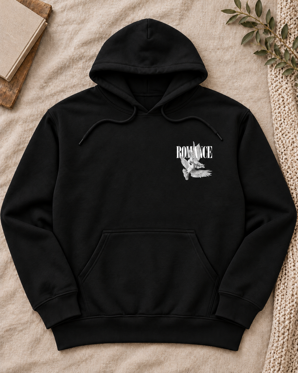 Romance Doves Graphic Hoodie