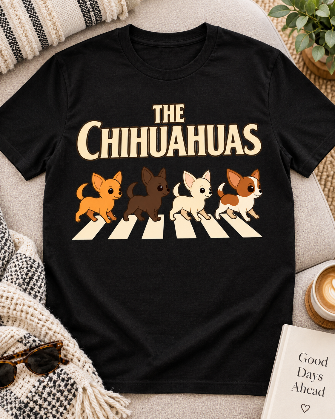 The Chihuahuas black oversized T-shirt